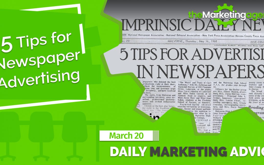 5 Tips for Newspaper Advertising